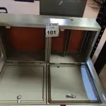 LOTE 101 - 02 QUADROS ELÉTRICOS. (NO ESTADO) ATENÇÃO! FAZER A VISITAÇÃO ANTES DE ARREMATAR, NÃO SABEMOS SE FUNCIONA. LEILÃO NÃO TEM GARANTIA E NEM DEVOLUÇÃO, SUJEITO A POSSÍVEIS AVARIAS VISÍVEIS/OCULTAS E/OU AUSÊNCIA DE COMPONENTES.