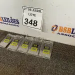 LOTE 348 - 50 BROCAS 5X85MM PARA MADEIRA. (NO ESTADO) ATENÇÃO! FAZER A VISITAÇÃO ANTES DE ARREMATAR, NÃO SABEMOS SE FUNCIONA. LEILÃO NÃO TEM GARANTIA E NEM DEVOLUÇÃO, SUJEITO A POSSÍVEIS AVARIAS VISÍVEIS/OCULTAS E/OU AUSÊNCIA DE COMPONENTES.