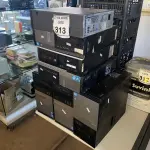 LOTE 313 - 07 CPUS COM AVARIAS. (NO ESTADO) ATENÇÃO! FAZER A VISITAÇÃO ANTES DE ARREMATAR, NÃO SABEMOS SE FUNCIONA. LEILÃO NÃO TEM GARANTIA E NEM DEVOLUÇÃO, SUJEITO A POSSÍVEIS AVARIAS VISÍVEIS/OCULTAS E/OU AUSÊNCIA DE COMPONENTES.