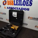 LOTE 269 - 01 IMPRESSORA DE ETIQUETAS PORTÁTIL BRADY PLUS. (NO ESTADO) ATENÇÃO! FAZER A VISITAÇÃO ANTES DE ARREMATAR, NÃO SABEMOS SE FUNCIONA. LEILÃO NÃO TEM GARANTIA E NEM DEVOLUÇÃO, SUJEITO A POSSÍVEIS AVARIAS VISÍVEIS/OCULTAS E/OU AUSÊNCIA DE COMPONENTES.