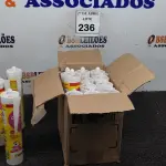 LOTE 236 - 16 SELANTES MULTIUSO PU40 QUARTZOLIT. (NO ESTADO) ATENÇÃO! FAZER A VISITAÇÃO ANTES DE ARREMATAR, NÃO SABEMOS SE FUNCIONA. LEILÃO NÃO TEM GARANTIA E NEM DEVOLUÇÃO, SUJEITO A POSSÍVEIS AVARIAS VISÍVEIS/OCULTAS E/OU AUSÊNCIA DE COMPONENTES.