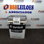 LOTE 253 - 01 GALÃO DE TINTA SUVINIL DE 18L PARA INTERIORES ACABAMENTO FOSCO BRANCO. (NOVO) (NO ESTADO) ATENÇÃO! FAZER A VISITAÇÃO ANTES DE ARREMATAR, NÃO SABEMOS SE FUNCIONA. LEILÃO NÃO TEM GARANTIA E NEM DEVOLUÇÃO, SUJEITO A POSSÍVEIS AVARIAS VISÍVEIS/OCULTAS E/OU AUSÊNCIA DE COMPONENTES.