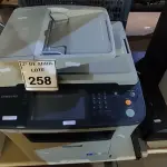LOTE 258 - 01 IMPRESSORA SAMSUNG SCX5835NX. (NO ESTADO) ATENÇÃO! FAZER A VISITAÇÃO ANTES DE ARREMATAR, NÃO SABEMOS SE FUNCIONA. LEILÃO NÃO TEM GARANTIA E NEM DEVOLUÇÃO, SUJEITO A POSSÍVEIS AVARIAS VISÍVEIS/OCULTAS E/OU AUSÊNCIA DE COMPONENTES.