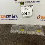 LOTE 341 - 40 BROCAS 6X93MM PARA MADEIRA. (NO ESTADO) ATENÇÃO! FAZER A VISITAÇÃO ANTES DE ARREMATAR, NÃO SABEMOS SE FUNCIONA. LEILÃO NÃO TEM GARANTIA E NEM DEVOLUÇÃO, SUJEITO A POSSÍVEIS AVARIAS VISÍVEIS/OCULTAS E/OU AUSÊNCIA DE COMPONENTES.