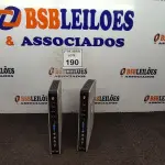 LOTE 190 - 02 MINIS CPUS HP. (NO ESTADO) ATENÇÃO! FAZER A VISITAÇÃO ANTES DE ARREMATAR, NÃO SABEMOS SE FUNCIONA. LEILÃO NÃO TEM GARANTIA E NEM DEVOLUÇÃO, SUJEITO A POSSÍVEIS AVARIAS VISÍVEIS/OCULTAS E/OU AUSÊNCIA DE COMPONENTES.