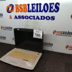LOTE 160 - 01 NOTEBOOK ACER SEM FONTE. (NO ESTADO) ATENÇÃO! FAZER A VISITAÇÃO ANTES DE ARREMATAR, NÃO SABEMOS SE FUNCIONA. LEILÃO NÃO TEM GARANTIA E NEM DEVOLUÇÃO, SUJEITO A POSSÍVEIS AVARIAS VISÍVEIS/OCULTAS E/OU AUSÊNCIA DE COMPONENTES.