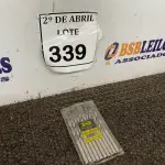 LOTE 339 - 10 BROCAS 6X93MM PARA METAL. (NO ESTADO) ATENÇÃO! FAZER A VISITAÇÃO ANTES DE ARREMATAR, NÃO SABEMOS SE FUNCIONA. LEILÃO NÃO TEM GARANTIA E NEM DEVOLUÇÃO, SUJEITO A POSSÍVEIS AVARIAS VISÍVEIS/OCULTAS E/OU AUSÊNCIA DE COMPONENTES.