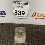 LOTE 339 - 10 BROCAS 6X93MM PARA METAL. (NO ESTADO) ATENÇÃO! FAZER A VISITAÇÃO ANTES DE ARREMATAR, NÃO SABEMOS SE FUNCIONA. LEILÃO NÃO TEM GARANTIA E NEM DEVOLUÇÃO, SUJEITO A POSSÍVEIS AVARIAS VISÍVEIS/OCULTAS E/OU AUSÊNCIA DE COMPONENTES.