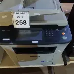 LOTE 258 - 01 IMPRESSORA SAMSUNG SCX5835NX. (NO ESTADO) ATENÇÃO! FAZER A VISITAÇÃO ANTES DE ARREMATAR, NÃO SABEMOS SE FUNCIONA. LEILÃO NÃO TEM GARANTIA E NEM DEVOLUÇÃO, SUJEITO A POSSÍVEIS AVARIAS VISÍVEIS/OCULTAS E/OU AUSÊNCIA DE COMPONENTES.