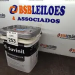 LOTE 253 - 01 GALÃO DE TINTA SUVINIL DE 18L PARA INTERIORES ACABAMENTO FOSCO BRANCO. (NOVO) (NO ESTADO) ATENÇÃO! FAZER A VISITAÇÃO ANTES DE ARREMATAR, NÃO SABEMOS SE FUNCIONA. LEILÃO NÃO TEM GARANTIA E NEM DEVOLUÇÃO, SUJEITO A POSSÍVEIS AVARIAS VISÍVEIS/OCULTAS E/OU AUSÊNCIA DE COMPONENTES.