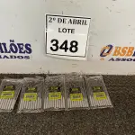 LOTE 348 - 50 BROCAS 5X85MM PARA MADEIRA. (NO ESTADO) ATENÇÃO! FAZER A VISITAÇÃO ANTES DE ARREMATAR, NÃO SABEMOS SE FUNCIONA. LEILÃO NÃO TEM GARANTIA E NEM DEVOLUÇÃO, SUJEITO A POSSÍVEIS AVARIAS VISÍVEIS/OCULTAS E/OU AUSÊNCIA DE COMPONENTES.