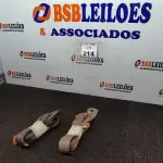 LOTE 214 - 02 CINTAS PARA SEGURANÇA. (NO ESTADO) ATENÇÃO! FAZER A VISITAÇÃO ANTES DE ARREMATAR, NÃO SABEMOS SE FUNCIONA. LEILÃO NÃO TEM GARANTIA E NEM DEVOLUÇÃO, SUJEITO A POSSÍVEIS AVARIAS VISÍVEIS/OCULTAS E/OU AUSÊNCIA DE COMPONENTES.