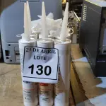 LOTE 130 - 15 SELANTES MULTI USO DE POLIURETANO PU40. (NO ESTADO) ATENÇÃO! FAZER A VISITAÇÃO ANTES DE ARREMATAR, NÃO SABEMOS SE FUNCIONA. LEILÃO NÃO TEM GARANTIA E NEM DEVOLUÇÃO, SUJEITO A POSSÍVEIS AVARIAS VISÍVEIS/OCULTAS E/OU AUSÊNCIA DE COMPONENTES.