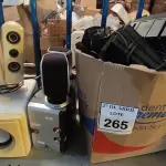 LOTE 265 - 01 LOTE COM CAIXAS DE SOM PARA COMPUTADOR DIVERSAS. (NO ESTADO) ATENÇÃO! FAZER A VISITAÇÃO ANTES DE ARREMATAR, NÃO SABEMOS SE FUNCIONA. LEILÃO NÃO TEM GARANTIA E NEM DEVOLUÇÃO, SUJEITO A POSSÍVEIS AVARIAS VISÍVEIS/OCULTAS E/OU AUSÊNCIA DE COMPONENTES.