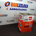LOTE 238 - 01 LATA DE TINTA BASE C DELANIL IQUINE 18 L. (NO ESTADO) ATENÇÃO! FAZER A VISITAÇÃO ANTES DE ARREMATAR, NÃO SABEMOS SE FUNCIONA. LEILÃO NÃO TEM GARANTIA E NEM DEVOLUÇÃO, SUJEITO A POSSÍVEIS AVARIAS VISÍVEIS/OCULTAS E/OU AUSÊNCIA DE COMPONENTES.