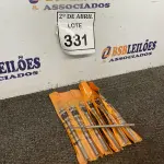 LOTE 331 - 06 BROCAS CHATAS PARA MADEIRA. (NO ESTADO) ATENÇÃO! FAZER A VISITAÇÃO ANTES DE ARREMATAR, NÃO SABEMOS SE FUNCIONA. LEILÃO NÃO TEM GARANTIA E NEM DEVOLUÇÃO, SUJEITO A POSSÍVEIS AVARIAS VISÍVEIS/OCULTAS E/OU AUSÊNCIA DE COMPONENTES.