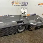 LOTE 334 - 01 PROJETOR EPSON HDMI E 01 PROJETOR ACER. (NO ESTADO) ATENÇÃO! FAZER A VISITAÇÃO ANTES DE ARREMATAR, NÃO SABEMOS SE FUNCIONA. LEILÃO NÃO TEM GARANTIA E NEM DEVOLUÇÃO, SUJEITO A POSSÍVEIS AVARIAS VISÍVEIS/OCULTAS E/OU AUSÊNCIA DE COMPONENTES.