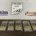LOTE 332 - 20 BROCAS 5X58MM E 30 BROCAS 6X93MM PARA MADEIRA. (NO ESTADO) ATENÇÃO! FAZER A VISITAÇÃO ANTES DE ARREMATAR, NÃO SABEMOS SE FUNCIONA. LEILÃO NÃO TEM GARANTIA E NEM DEVOLUÇÃO, SUJEITO A POSSÍVEIS AVARIAS VISÍVEIS/OCULTAS E/OU AUSÊNCIA DE COMPONENTES.