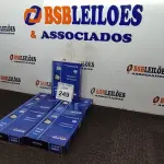 LOTE 249 - 05 REFLETORES DE LED 100W. (NOVO) (NO ESTADO) ATENÇÃO! FAZER A VISITAÇÃO ANTES DE ARREMATAR, NÃO SABEMOS SE FUNCIONA. LEILÃO NÃO TEM GARANTIA E NEM DEVOLUÇÃO, SUJEITO A POSSÍVEIS AVARIAS VISÍVEIS/OCULTAS E/OU AUSÊNCIA DE COMPONENTES.