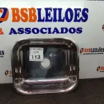LOTE 113 - 01 CUBA EM INOX STANDART 400X340X140MM.(NOVO). (NO ESTADO) ATENÇÃO! FAZER A VISITAÇÃO ANTES DE ARREMATAR, NÃO SABEMOS SE FUNCIONA. LEILÃO NÃO TEM GARANTIA E NEM DEVOLUÇÃO, SUJEITO A POSSÍVEIS AVARIAS VISÍVEIS/OCULTAS E/OU AUSÊNCIA DE COMPONENTES.