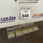 LOTE 348 - 50 BROCAS 5X85MM PARA MADEIRA. (NO ESTADO) ATENÇÃO! FAZER A VISITAÇÃO ANTES DE ARREMATAR, NÃO SABEMOS SE FUNCIONA. LEILÃO NÃO TEM GARANTIA E NEM DEVOLUÇÃO, SUJEITO A POSSÍVEIS AVARIAS VISÍVEIS/OCULTAS E/OU AUSÊNCIA DE COMPONENTES.