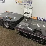 LOTE 334 - 01 PROJETOR EPSON HDMI E 01 PROJETOR ACER. (NO ESTADO) ATENÇÃO! FAZER A VISITAÇÃO ANTES DE ARREMATAR, NÃO SABEMOS SE FUNCIONA. LEILÃO NÃO TEM GARANTIA E NEM DEVOLUÇÃO, SUJEITO A POSSÍVEIS AVARIAS VISÍVEIS/OCULTAS E/OU AUSÊNCIA DE COMPONENTES.