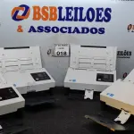 LOTE 018 - 04 SCANNER’S AVISION. (NO ESTADO) ATENÇÃO! FAZER A VISITAÇÃO ANTES DE ARREMATAR, NÃO SABEMOS SE FUNCIONA. LEILÃO NÃO TEM GARANTIA E NEM DEVOLUÇÃO, SUJEITO A POSSÍVEIS AVARIAS VISÍVEIS/OCULTAS E/OU AUSÊNCIA DE COMPONENTES.