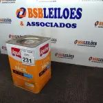 LOTE 231 - 01 LATA DE TINTA BASE C LIMPA FÁCIL IQUINE 18 L. (NO ESTADO) ATENÇÃO! FAZER A VISITAÇÃO ANTES DE ARREMATAR, NÃO SABEMOS SE FUNCIONA. LEILÃO NÃO TEM GARANTIA E NEM DEVOLUÇÃO, SUJEITO A POSSÍVEIS AVARIAS VISÍVEIS/OCULTAS E/OU AUSÊNCIA DE COMPONENTES.