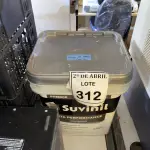 LOTE 312 - 01 GALÃO DE TINTA SUVINIL DE 18L PARA INTERIORES ACABAMENTO FOSCO BRANCO. (NOVO) (NO ESTADO) ATENÇÃO! FAZER A VISITAÇÃO ANTES DE ARREMATAR, NÃO SABEMOS SE FUNCIONA. LEILÃO NÃO TEM GARANTIA E NEM DEVOLUÇÃO, SUJEITO A POSSÍVEIS AVARIAS VISÍVEIS/OCULTAS E/OU AUSÊNCIA DE COMPONENTES.