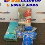 LOTE 513 - 01 LOTE COM LUVAS EMBORRACHADAS, MÁSCARAS DE PROTEÇÃO E 01 ESPELHO PEQUENO. (NO ESTADO) ATENÇÃO! FAZER A VISITAÇÃO ANTES DE ARREMATAR, NÃO SABEMOS SE FUNCIONA. LEILÃO NÃO TEM GARANTIA E NEM DEVOLUÇÃO, SUJEITO A POSSÍVEIS AVARIAS VISÍVEIS/OCULTAS E/OU AUSÊNCIA DE COMPONENTES.