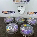 LOTE 366 - 01 LOTE C/APROXIMADAMENTE 100 MÍDIAS BLURAY. (NO ESTADO) ATENÇÃO! FAZER A VISITAÇÃO ANTES DE ARREMATAR, NÃO SABEMOS SE FUNCIONA. LEILÃO NÃO TEM GARANTIA E NEM DEVOLUÇÃO, SUJEITO A POSSÍVEIS AVARIAS VISÍVEIS/OCULTAS E/OU AUSÊNCIA DE COMPONENTES.