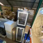 LOTE 529 - 02 RACKS EM AÇO PARA SERVIDOR. (NO ESTADO) ATENÇÃO! FAZER A VISITAÇÃO ANTES DE ARREMATAR, NÃO SABEMOS SE FUNCIONA. LEILÃO NÃO TEM GARANTIA E NEM DEVOLUÇÃO, SUJEITO A POSSÍVEIS AVARIAS VISÍVEIS/OCULTAS E/OU AUSÊNCIA DE COMPONENTES.