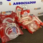 LOTE 514 - 01 LOTE COM PARAFUSOS PARA CAIXA ACOPLADA, MANGUEIRAS PARA MÁQUINA DE LAVAR E SIFÃO. (NO ESTADO) ATENÇÃO! FAZER A VISITAÇÃO ANTES DE ARREMATAR, NÃO SABEMOS SE FUNCIONA. LEILÃO NÃO TEM GARANTIA E NEM DEVOLUÇÃO, SUJEITO A POSSÍVEIS AVARIAS VISÍVEIS/OCULTAS E/OU AUSÊNCIA DE COMPONENTES.