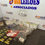 LOTE 502 - 01 LOTE COM ANÉIS DE VEDAÇÃO PARA ESGOTO E INTERRUPTORES. (NO ESTADO) ATENÇÃO! FAZER A VISITAÇÃO ANTES DE ARREMATAR, NÃO SABEMOS SE FUNCIONA. LEILÃO NÃO TEM GARANTIA E NEM DEVOLUÇÃO, SUJEITO A POSSÍVEIS AVARIAS VISÍVEIS/OCULTAS E/OU AUSÊNCIA DE COMPONENTES.