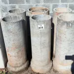 LOTE 073 - 06 MANILHAS EM CONCRETO.  (NO ESTADO) ATENÇÃO! FAZER A VISITAÇÃO ANTES DE ARREMATAR, NÃO SABEMOS SE FUNCIONA. LEILÃO NÃO TEM GARANTIA E NEM DEVOLUÇÃO, SUJEITO A POSSÍVEIS AVARIAS VISÍVEIS/OCULTAS E/OU AUSÊNCIA DE COMPONENTES.