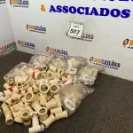 LOTE 507 - 01 LOTE COM CONEXÕES DIVERSAS. (NO ESTADO) ATENÇÃO! FAZER A VISITAÇÃO ANTES DE ARREMATAR, NÃO SABEMOS SE FUNCIONA. LEILÃO NÃO TEM GARANTIA E NEM DEVOLUÇÃO, SUJEITO A POSSÍVEIS AVARIAS VISÍVEIS/OCULTAS E/OU AUSÊNCIA DE COMPONENTES.