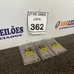 LOTE 362 - 30 BROCAS 6X93MM PARA AÇO. (NO ESTADO) ATENÇÃO! FAZER A VISITAÇÃO ANTES DE ARREMATAR, NÃO SABEMOS SE FUNCIONA. LEILÃO NÃO TEM GARANTIA E NEM DEVOLUÇÃO, SUJEITO A POSSÍVEIS AVARIAS VISÍVEIS/OCULTAS E/OU AUSÊNCIA DE COMPONENTES.