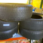 LOTE 448 - 05 PNEUS 265-70-18” USADOS. (NO ESTADO) ATENÇÃO! FAZER A VISITAÇÃO ANTES DE ARREMATAR, NÃO SABEMOS SE FUNCIONA. LEILÃO NÃO TEM GARANTIA E NEM DEVOLUÇÃO, SUJEITO A POSSÍVEIS AVARIAS VISÍVEIS/OCULTAS E/OU AUSÊNCIA DE COMPONENTES.