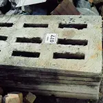 LOTE 077 - 01 LOTE COM GRELHAS EM CONCRETO. (NO ESTADO) ATENÇÃO! FAZER A VISITAÇÃO ANTES DE ARREMATAR, NÃO SABEMOS SE FUNCIONA. LEILÃO NÃO TEM GARANTIA E NEM DEVOLUÇÃO, SUJEITO A POSSÍVEIS AVARIAS VISÍVEIS/OCULTAS E/OU AUSÊNCIA DE COMPONENTES.