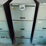 LOTE 089 - 01 ARQUIVO DE AÇO.  (NO ESTADO) ATENÇÃO! FAZER A VISITAÇÃO ANTES DE ARREMATAR, NÃO SABEMOS SE FUNCIONA. LEILÃO NÃO TEM GARANTIA E NEM DEVOLUÇÃO, SUJEITO A POSSÍVEIS AVARIAS VISÍVEIS/OCULTAS E/OU AUSÊNCIA DE COMPONENTES.