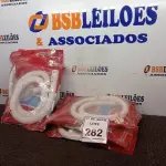 LOTE 282 - 05 MANGUEIRAS PARA SAÍDA DE MAQUINAS CORRUGADAS. (NO ESTADO) ATENÇÃO! FAZER A VISITAÇÃO ANTES DE ARREMATAR, NÃO SABEMOS SE FUNCIONA. LEILÃO NÃO TEM GARANTIA E NEM DEVOLUÇÃO, SUJEITO A POSSÍVEIS AVARIAS VISÍVEIS/OCULTAS E/OU AUSÊNCIA DE COMPONENTES.