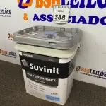 LOTE 388 - 01 GALÃO DE TINTA SUVINIL DE 18L PARA INTERIORES ACABAMENTO FOSCO BRANCO. (NOVO) (NO ESTADO) ATENÇÃO! FAZER A VISITAÇÃO ANTES DE ARREMATAR, NÃO SABEMOS SE FUNCIONA. LEILÃO NÃO TEM GARANTIA E NEM DEVOLUÇÃO, SUJEITO A POSSÍVEIS AVARIAS VISÍVEIS/OCULTAS E/OU AUSÊNCIA DE COMPONENTES.