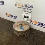 LOTE 360 - 10 DISCOS DE DESBASTE P/LIXADEIRA. (NO ESTADO) ATENÇÃO! FAZER A VISITAÇÃO ANTES DE ARREMATAR, NÃO SABEMOS SE FUNCIONA. LEILÃO NÃO TEM GARANTIA E NEM DEVOLUÇÃO, SUJEITO A POSSÍVEIS AVARIAS VISÍVEIS/OCULTAS E/OU AUSÊNCIA DE COMPONENTES.