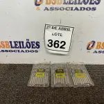 LOTE 362 - 30 BROCAS 6X93MM PARA AÇO. (NO ESTADO) ATENÇÃO! FAZER A VISITAÇÃO ANTES DE ARREMATAR, NÃO SABEMOS SE FUNCIONA. LEILÃO NÃO TEM GARANTIA E NEM DEVOLUÇÃO, SUJEITO A POSSÍVEIS AVARIAS VISÍVEIS/OCULTAS E/OU AUSÊNCIA DE COMPONENTES.
