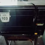 LOTE 103 - 01 FORNO MICRO-ONDAS SANYO. (NO ESTADO) ATENÇÃO! FAZER A VISITAÇÃO ANTES DE ARREMATAR, NÃO SABEMOS SE FUNCIONA. LEILÃO NÃO TEM GARANTIA E NEM DEVOLUÇÃO, SUJEITO A POSSÍVEIS AVARIAS VISÍVEIS/OCULTAS E/OU AUSÊNCIA DE COMPONENTES.