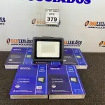LOTE 379 - 05 REFLETORES DE LED 100W. (NOVO) (NO ESTADO) ATENÇÃO! FAZER A VISITAÇÃO ANTES DE ARREMATAR, NÃO SABEMOS SE FUNCIONA. LEILÃO NÃO TEM GARANTIA E NEM DEVOLUÇÃO, SUJEITO A POSSÍVEIS AVARIAS VISÍVEIS/OCULTAS E/OU AUSÊNCIA DE COMPONENTES.