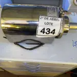 LOTE 434 - 01 BOMBA ALIMENTÍCIA SANITÁRIAS EM INOX 304 05CV ,2500LITROS /HORA INDUPROPIL. (NO ESTADO) ATENÇÃO! FAZER A VISITAÇÃO ANTES DE ARREMATAR, NÃO SABEMOS SE FUNCIONA. LEILÃO NÃO TEM GARANTIA E NEM DEVOLUÇÃO, SUJEITO A POSSÍVEIS AVARIAS VISÍVEIS/OCULTAS E/OU AUSÊNCIA DE COMPONENTES.
