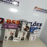 LOTE 114 - 06 – ELETRODOMÉSTICOS DIVERSOS (NO ESTADO, NÃO SABEMOS SE FUNCIONA. LEILÃO NÃO TEM GARANTIA E NEM DEVOLUÇÃO, SUJEITO A POSSÍVEIS AVARIAS VISÍVEIS/OCULTAS E/OU AUSÊNCIA DE COMPONENTES)