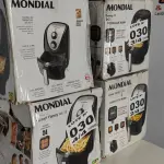 LOTE 030 - 04 - FRITADEIRAS SEM ÓLEO AIR FRYER 5LITROS, MONDIAL 110V (NO ESTADO, NÃO SABEMOS SE FUNCIONA. LEILÃO NÃO TEM GARANTIA E NEM DEVOLUÇÃO, SUJEITO A POSSÍVEIS AVARIAS VISÍVEIS/OCULTAS E/OU AUSÊNCIA DE COMPONENTES)