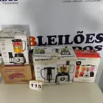 LOTE 115 - 04 – ELETRODOMÉSTICOS DIVERSOS (NO ESTADO, NÃO SABEMOS SE FUNCIONA. LEILÃO NÃO TEM GARANTIA E NEM DEVOLUÇÃO, SUJEITO A POSSÍVEIS AVARIAS VISÍVEIS/OCULTAS E/OU AUSÊNCIA DE COMPONENTES)